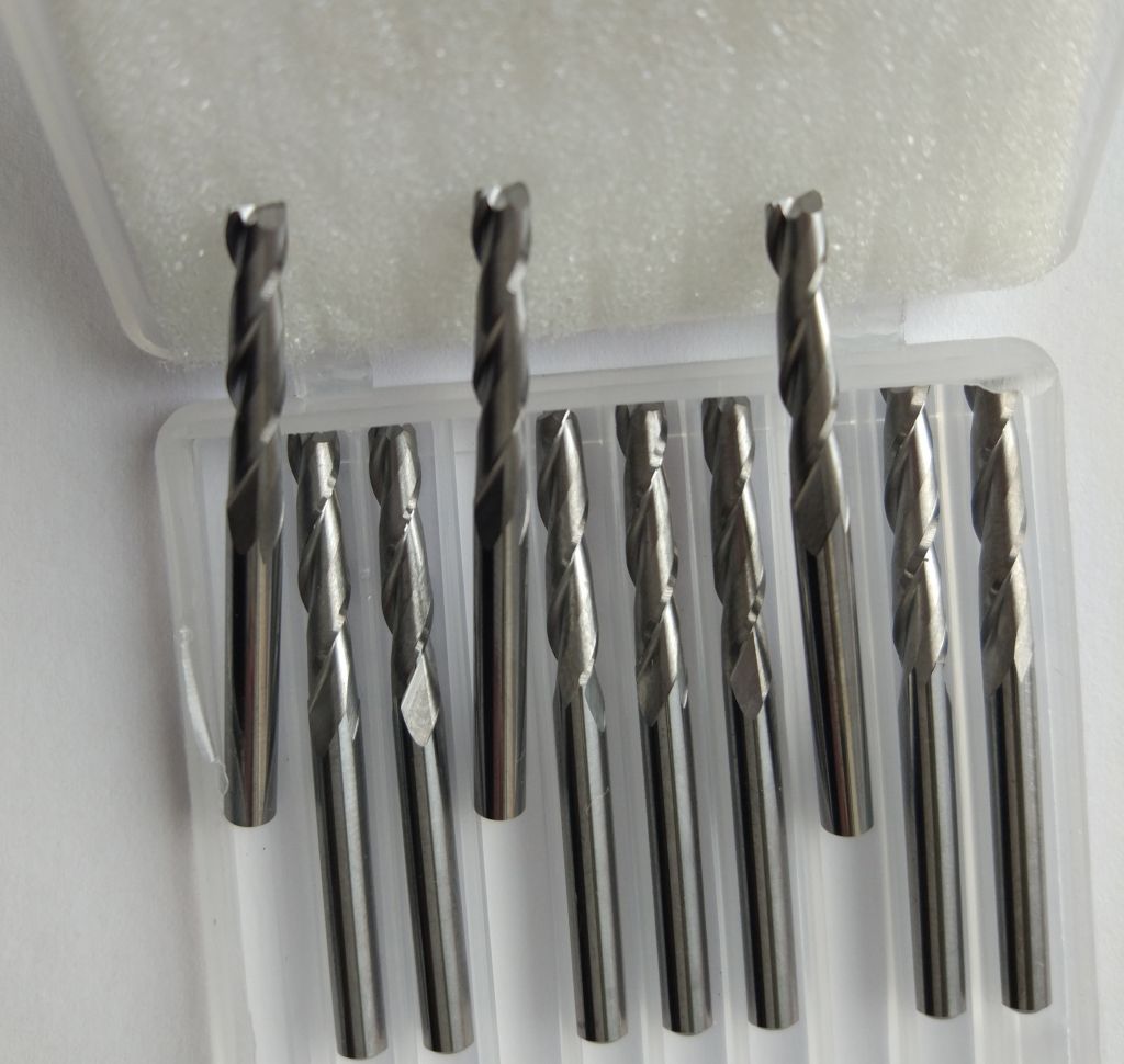 CNC Solid Carbide 2Flutes Ballnose Bit for MDF, Plywood