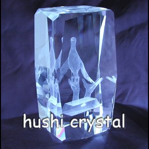3D laser crystal
