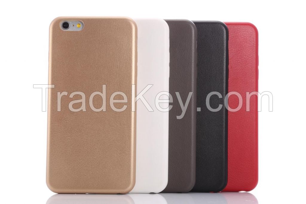 Leather back cover for iPhone6 4.7