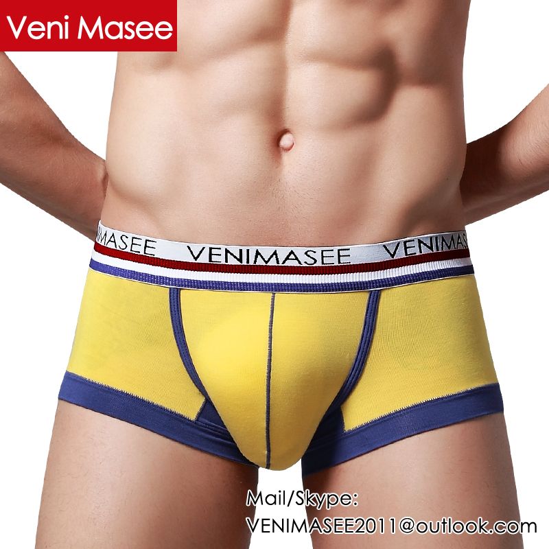 Wholesale Hot Sale High Quality Brand Veni Masee Fashion Modal Boxer Shorts OEM/ODM China Men Underwear Factory