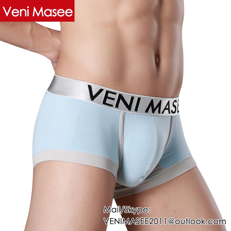 2015 New Arrival Veni Masee Fashion Sexy Modal Boxer Shorts Men Underwear Wholesale
