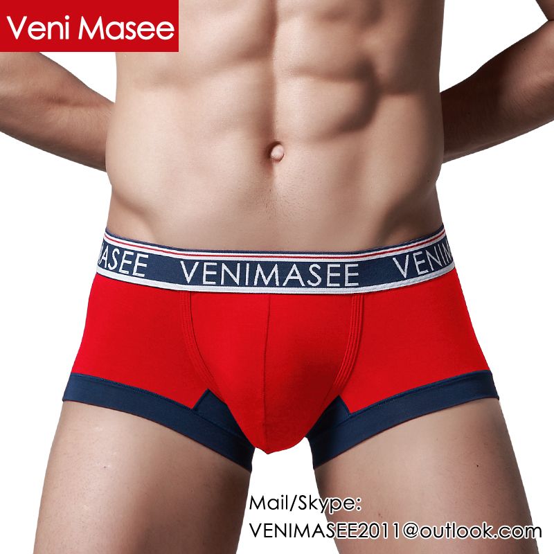 Wholesale Factory OEM/ODM Hot Selling High Quality Brand Men Underwear Veni Masee Fashion Sexy Modal Boxer Shorts