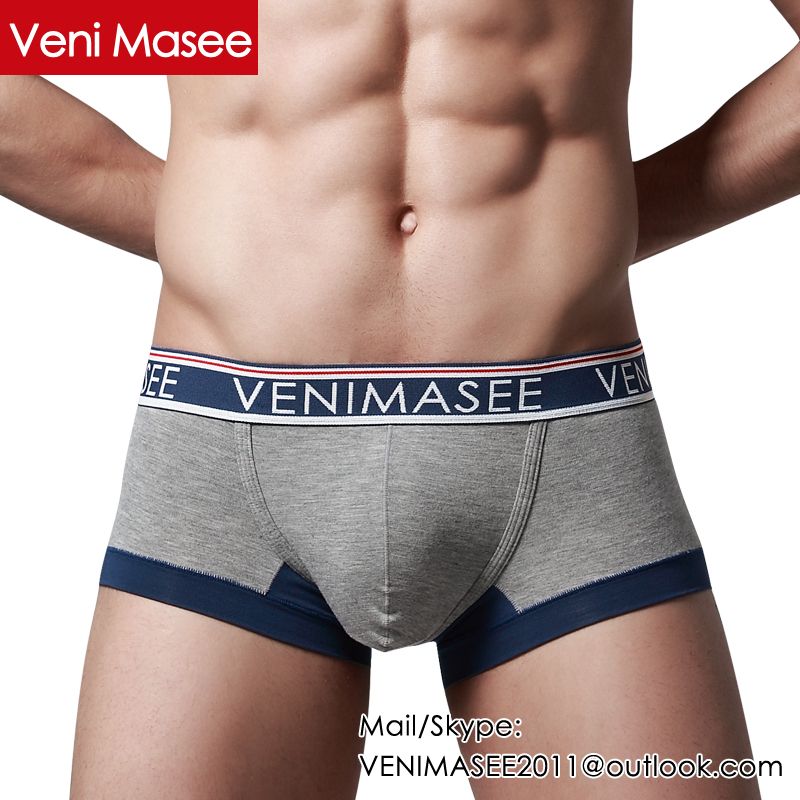 Wholesale Factory OEM/ODM Hot Selling High Quality Brand Men Underwear Veni Masee Fashion Sexy Modal Boxer Shorts