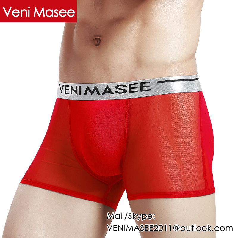 Hot Sale Sexy Transparent Veni Masee Fashion Modal Boxer Shorts Men Underwear ODM/OEM China Factory