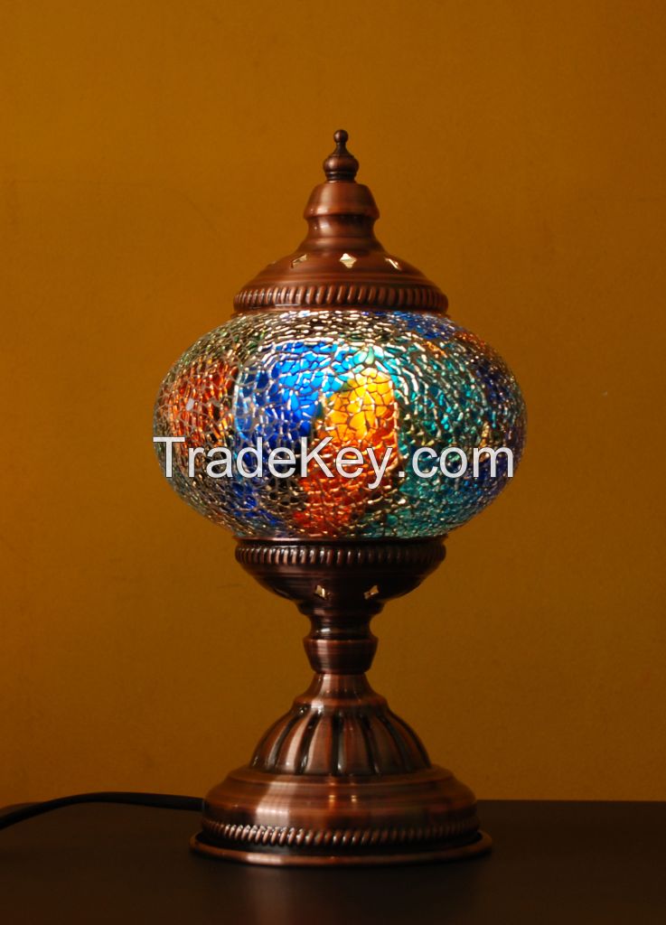 Turkish handmade mosaic candle holder, mosaic candle holder, turkish l