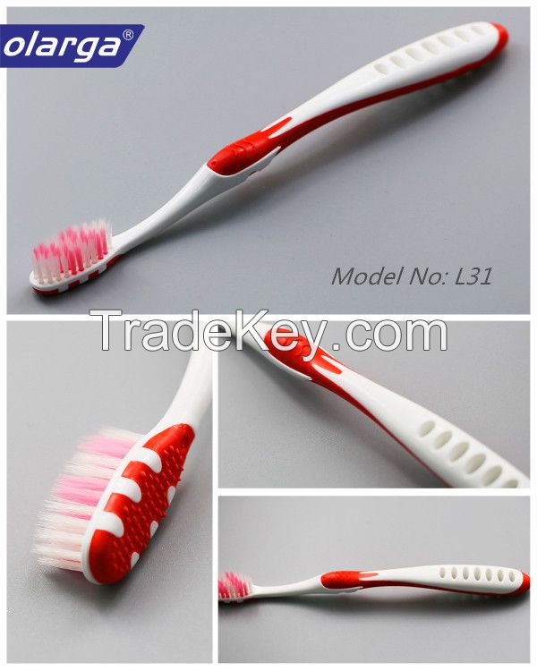 Best quality polishing bristle adult toothbrush