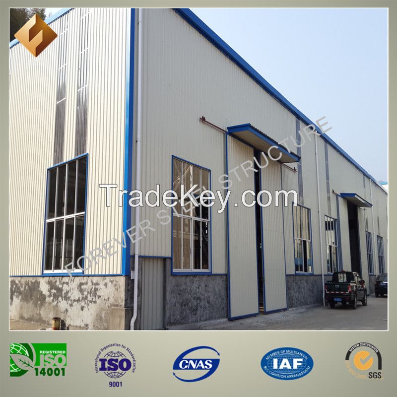 Prefabricated Steel Structure Factory Workshop