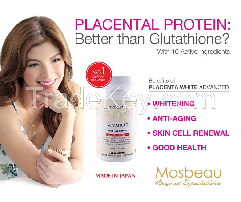 MOSBEAU PLACENTA WHITE ADVANCED FOOD SUPPLEMENT