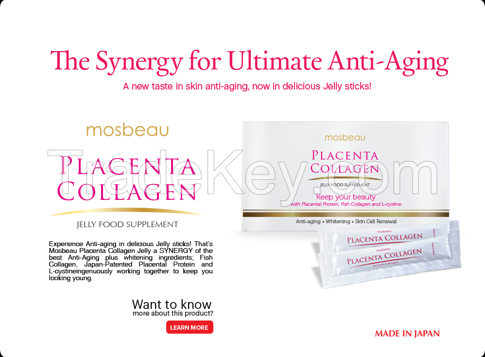 PLACENTA COLLAGEN JELLY FOOD SUPPLEMENT - The Synergy for Ultimate Anti-Aging