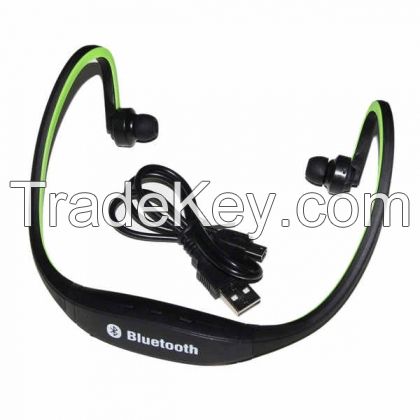 USB sport stereo wireless sport bluetooth headphone #129PS9504