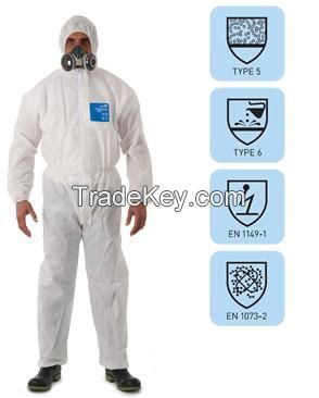Chemical protection coveralls