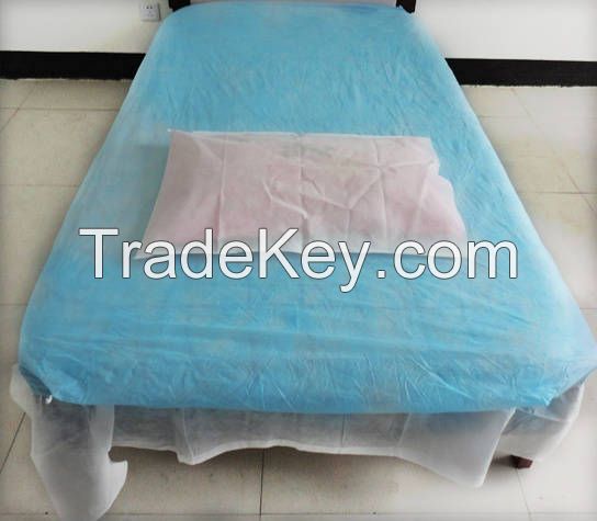 Disposable bed sheet/pillow cover