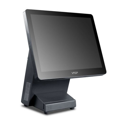 VTOP TD5-C2 15inch touch screen pos machines all in one with integrated customer display