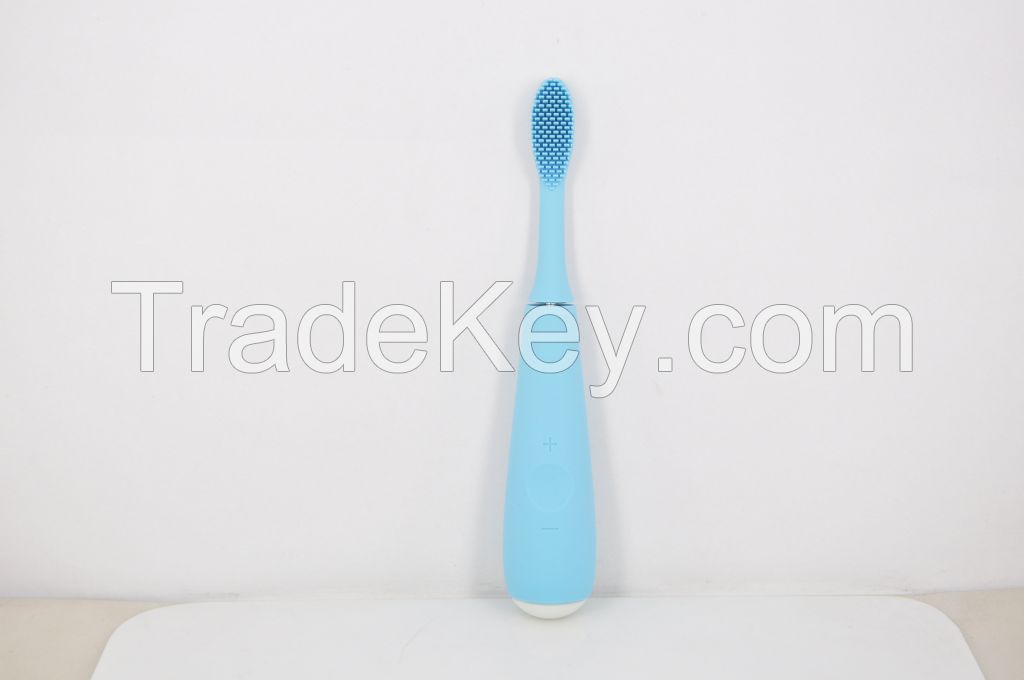 Charming look High Waterproof Rechargeable electronic toothbrushes, Silicone toothbrush safety