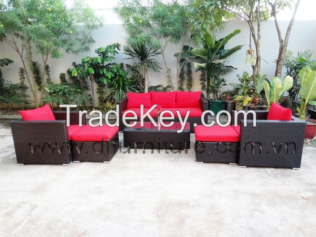 Wicker poly rattan furniture