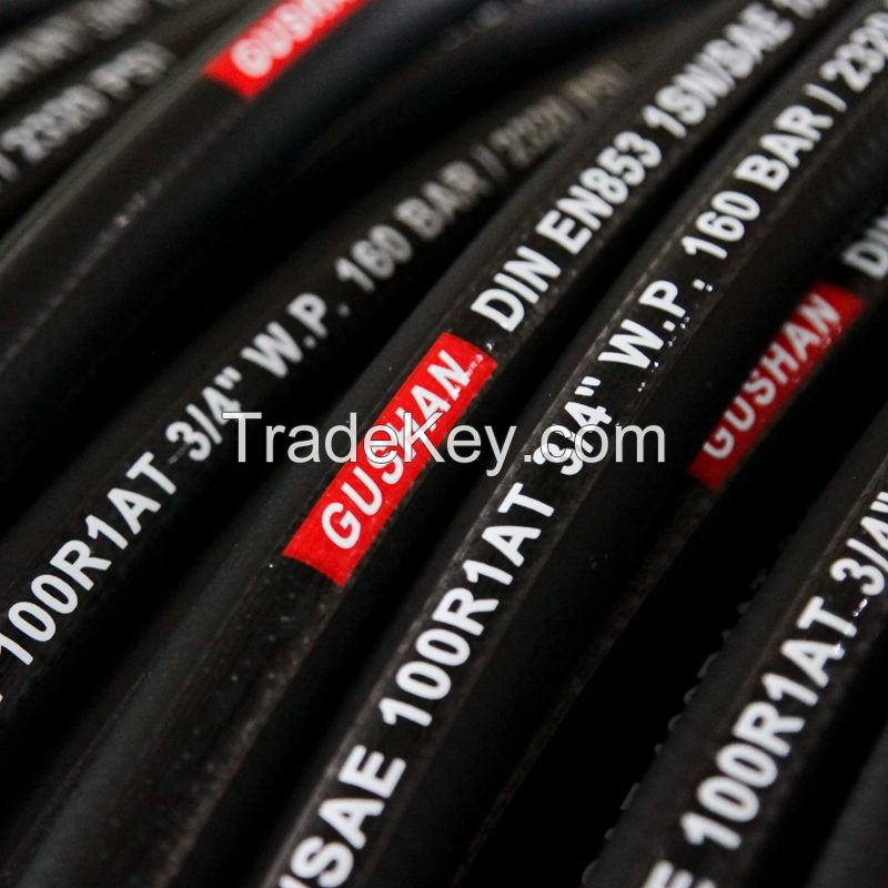 Zaozhuang Gushan Rubber 2sn Smooth Hydraulic hose
