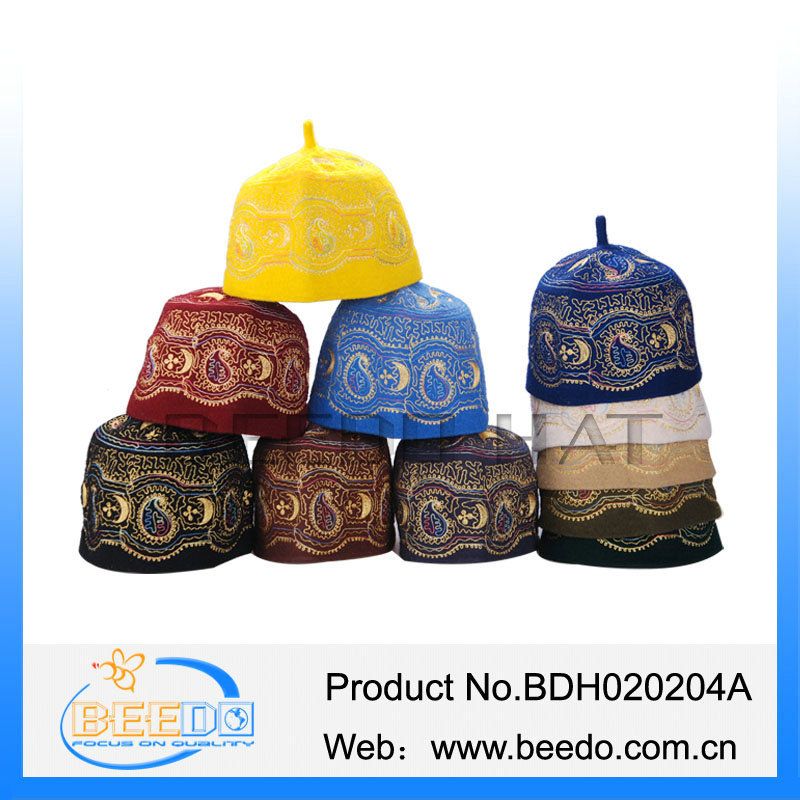 Wholesale arabic muslim hat man islamic hat