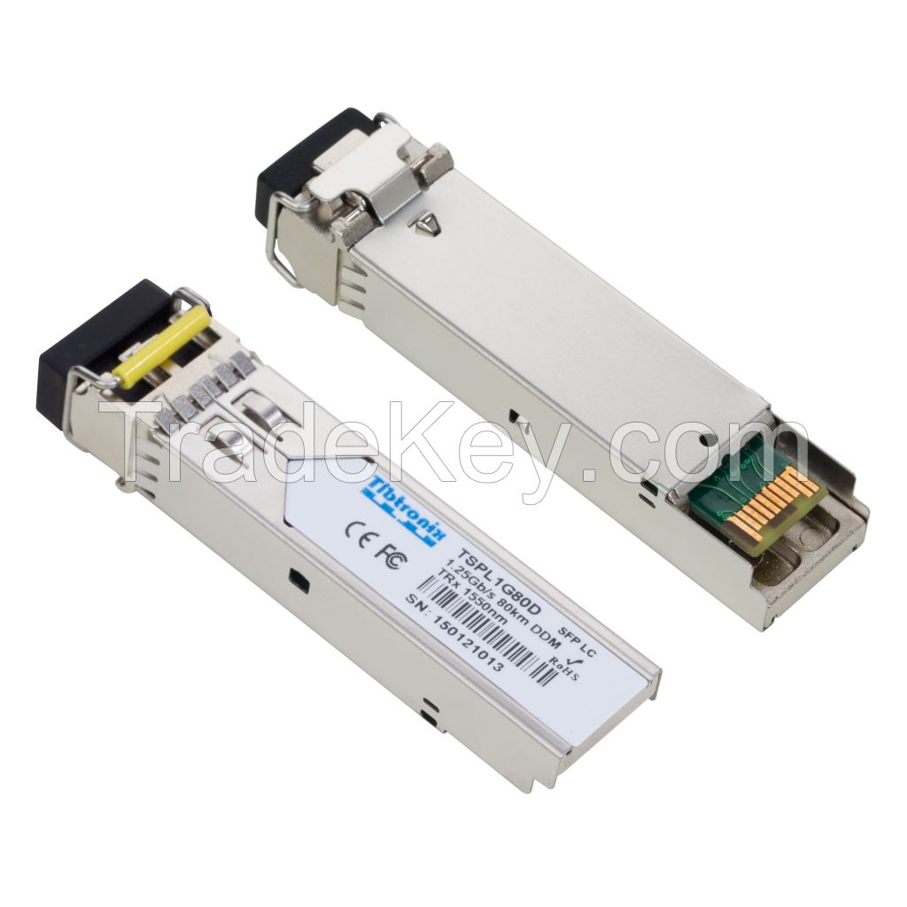 TIBTRONIX Gbic sfp optical transceiver module  80Km lc