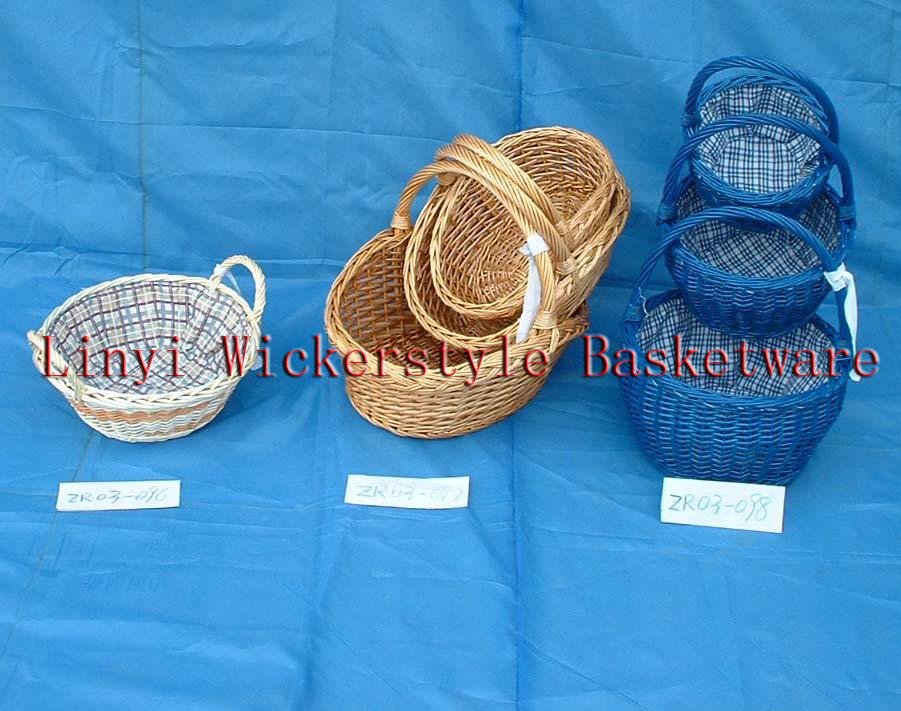 Wicker Handle Basket(ZR03-096-098)