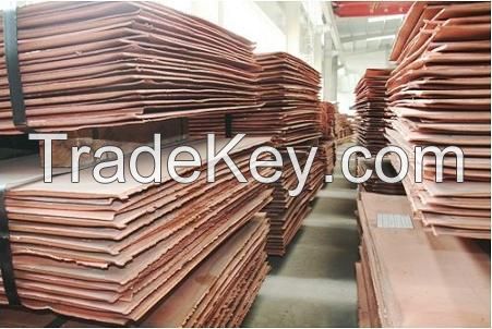 ELECTROLYTIC COPPER CATHODE 99.99% PURITY GRADE A