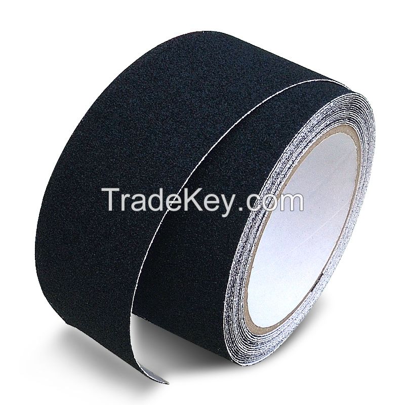 10cm*5m Black Anti Slip Tape For Hardwood Floors 60 Grit With Strong Adhesive (2inch *16.7 Feet)