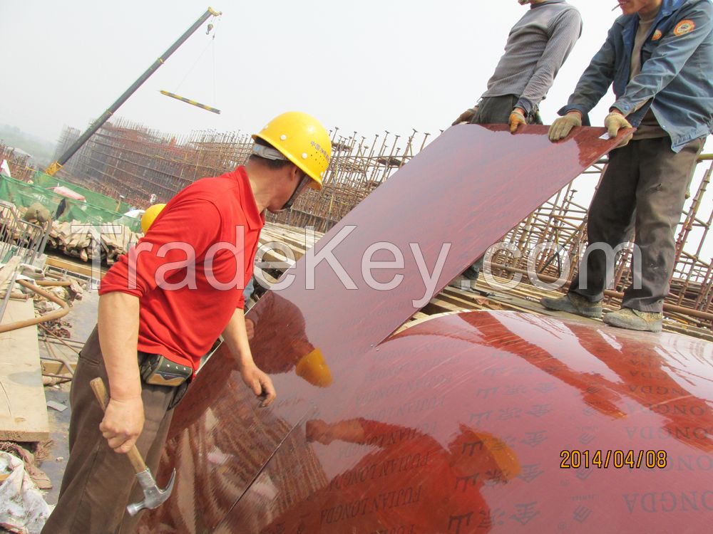 Flexional face-Filmed Bamboo plywood