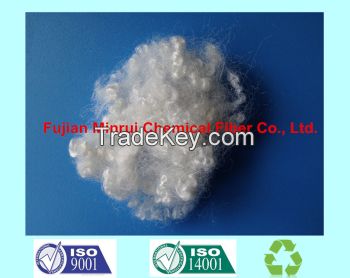 15D 64MM Hollow Conjugated Siliconized Recycled Polyester Staple Fiber (RPSF)