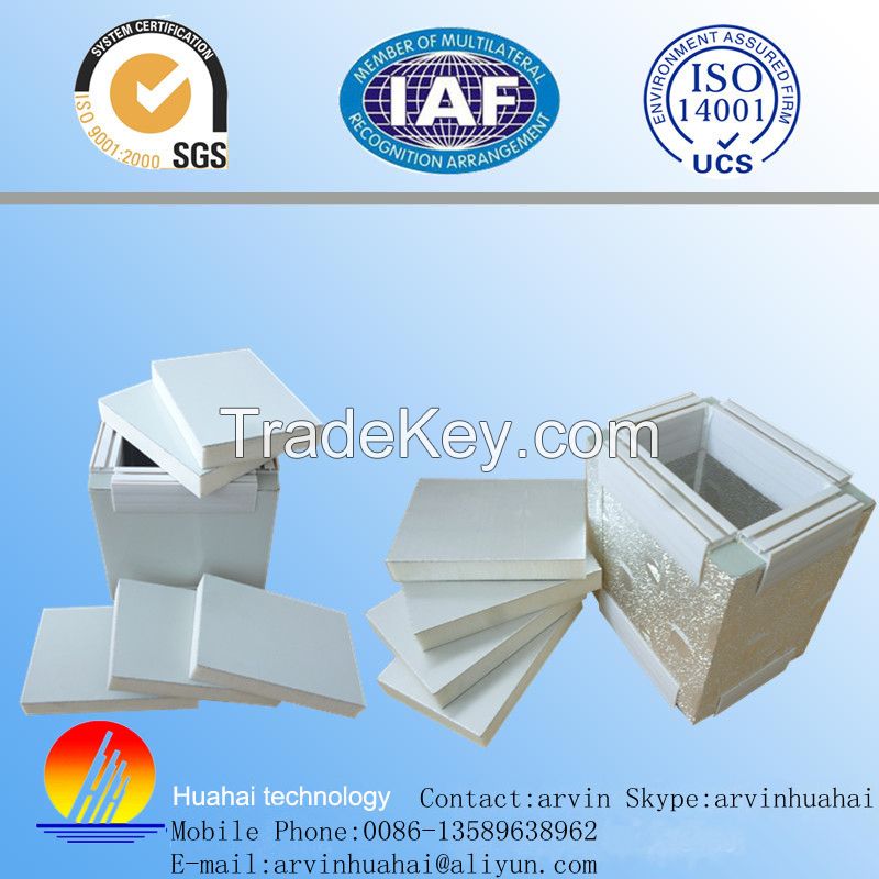 Double sided aluminum foil PU/PIR duct panel