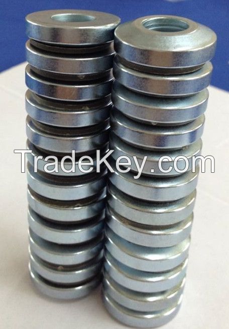 customized Sintered Ndfeb Neodymium Strong Permanent Rare Earth Magnets with countersunked  hole