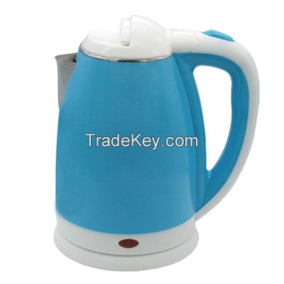 Double layers anti-scald cheap fast boil stainless steel electric water kettle