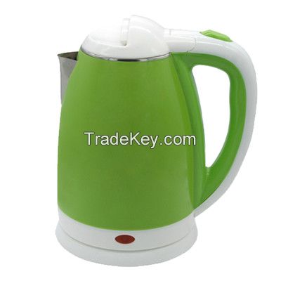 Double layers anti-scald cheap fast boil stainless steel electric water kettle