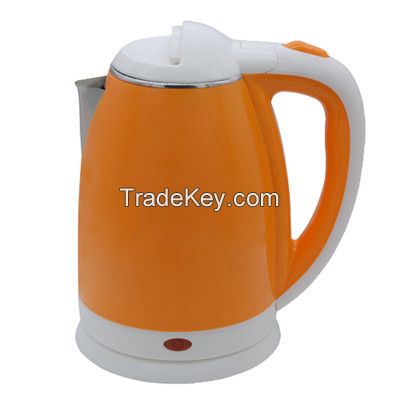 Double layers anti-scald cheap fast boil stainless steel electric water kettle