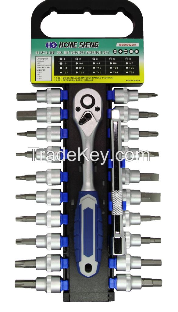 Bit Socket Wrench Set