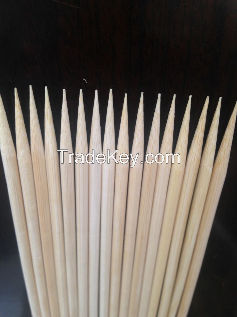 Over 10 years exporter experience high quality round bamboo skewer for all counrties