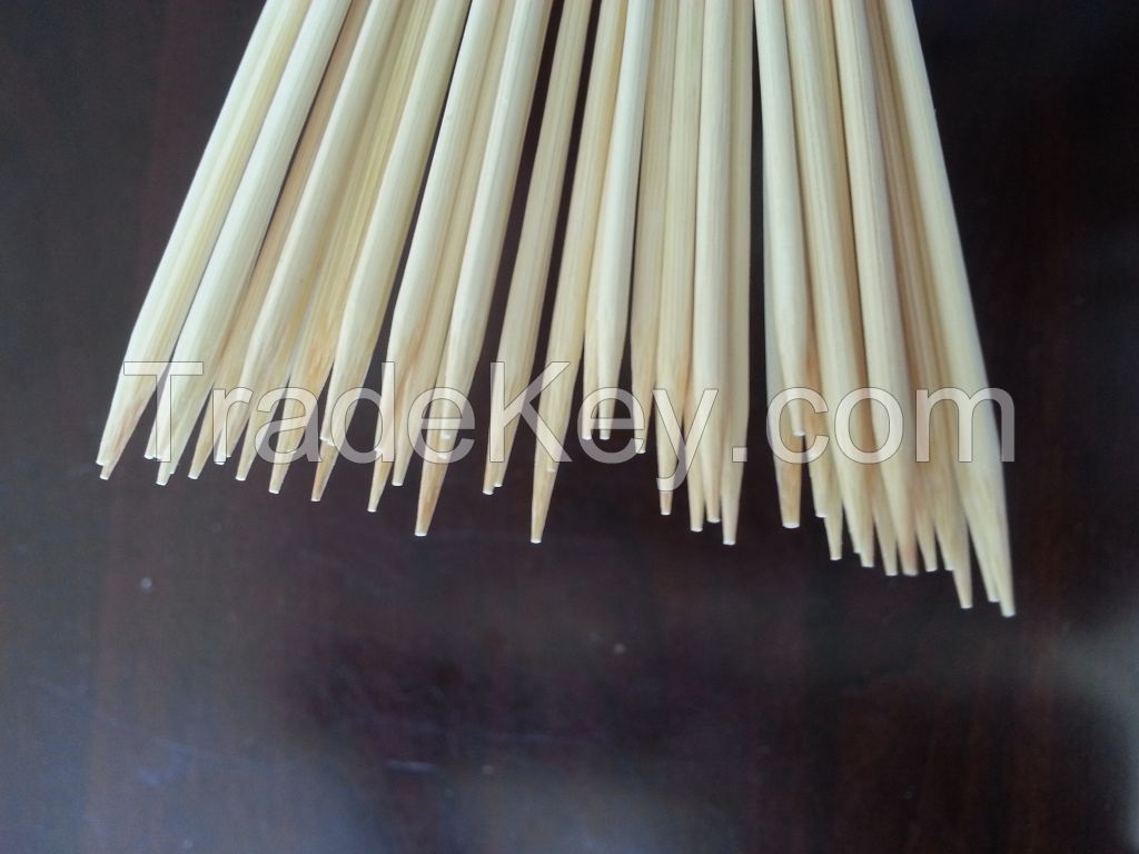 Disposable round bamboo skewer,flat skewer,teppo skewer