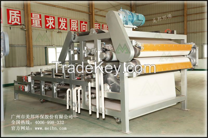 Heavy Belt Sludge Filter Press Machine