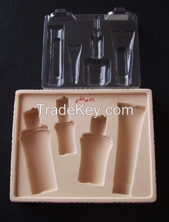 Cosmetic packaging inner tray