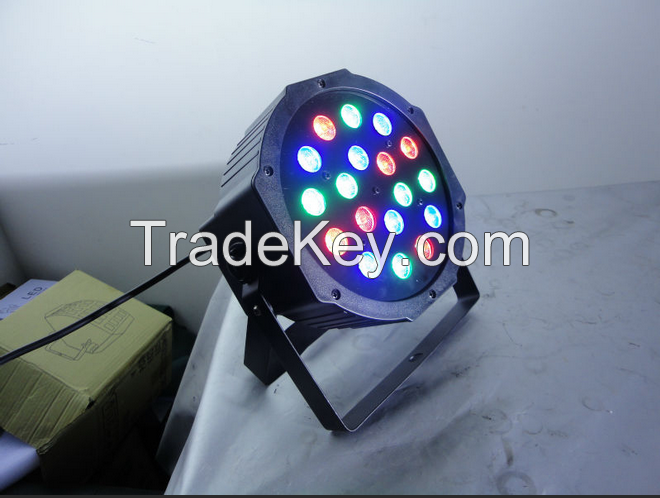 18pcs 1w led slim par can stage light