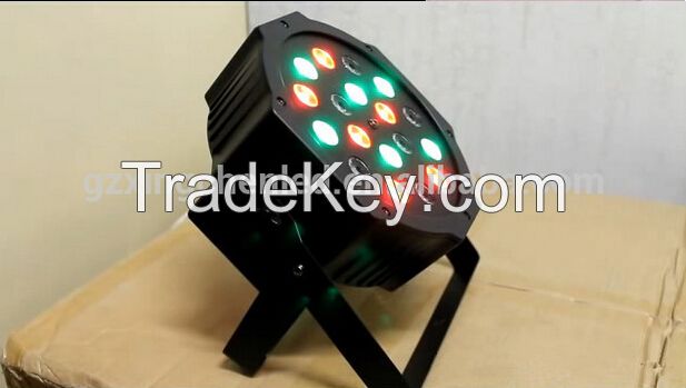 18pcs 1w led slim par can stage light