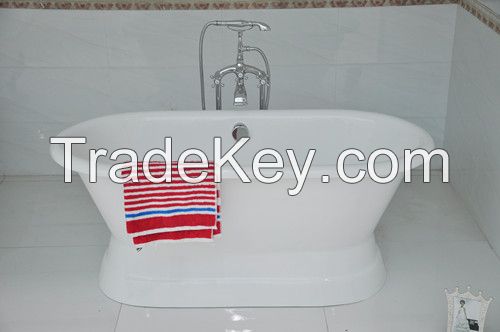 cast iron bath tub