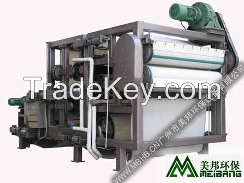 Thickener Sludge Dewatering Belt Press Stainless Steel Outer