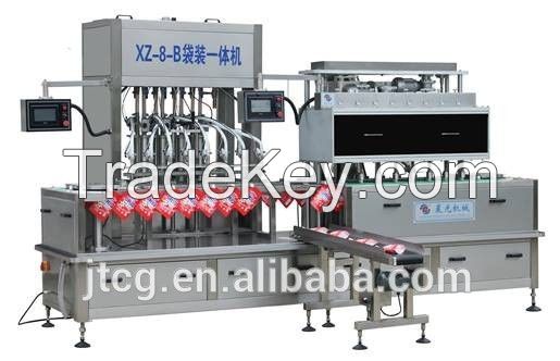 XZ-8-B Automatic Bag Filling and capping machine