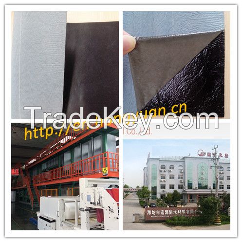 self-adhesive modified bitumen waterproofing membrane