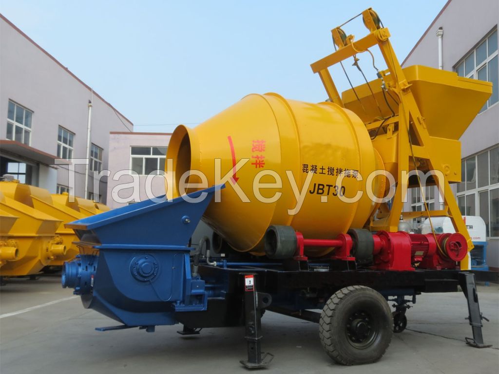 JBT-25 sereis concrete mixer with pump