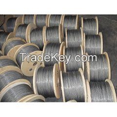 Galvanized and Ungalvanized Steel wire rope