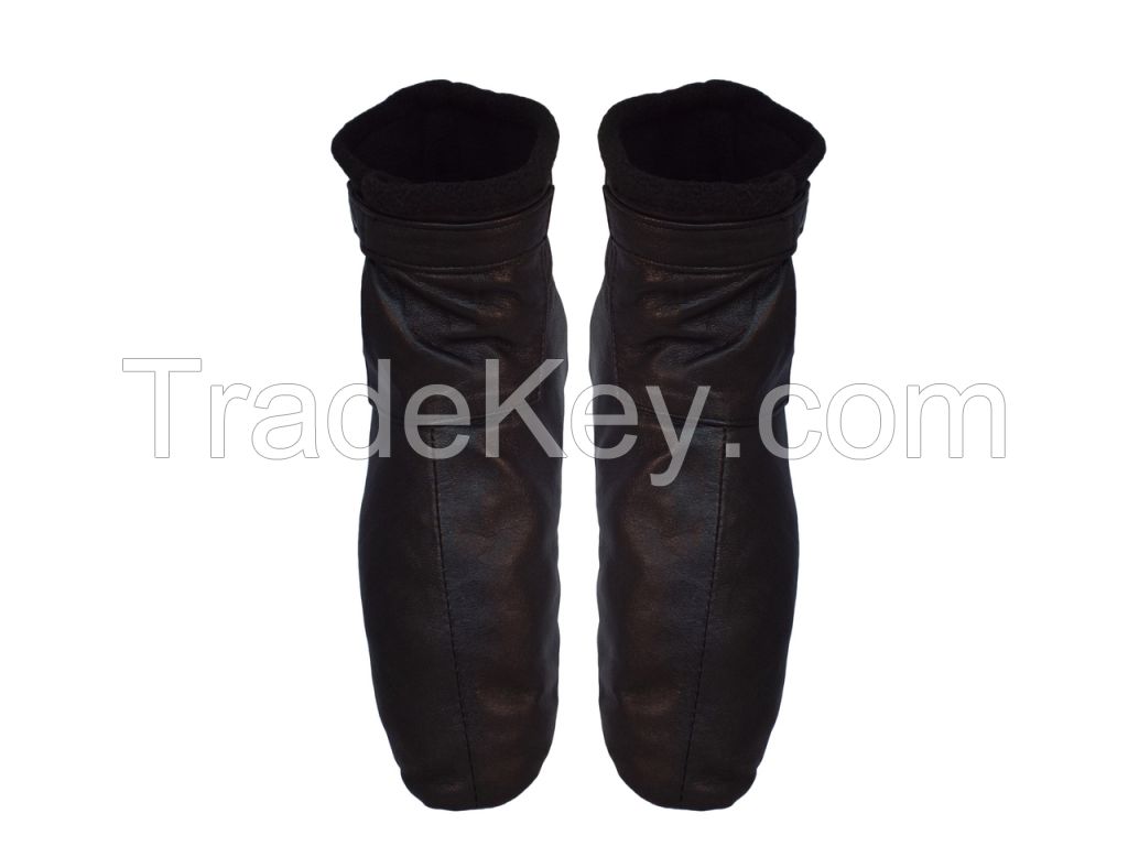 Halal Leather Socks for wadhoo and Keep you warm