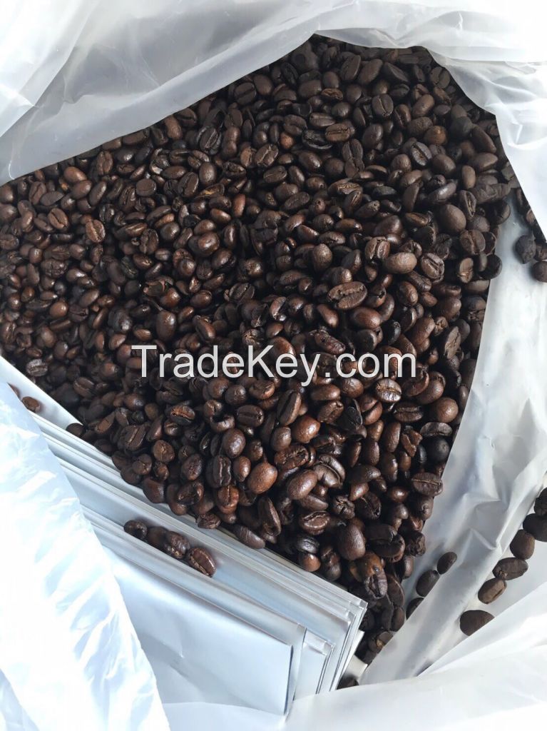 ROASTED ARABICA COFFEE BEANS (Grade AB)