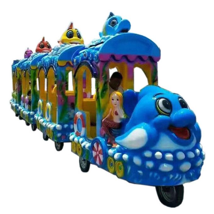 YG-131SA Ocean theme electric trackless train ride for mall and park