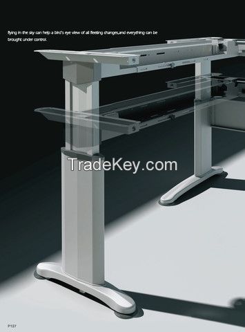 Sit Stand Desk workstation - Electrically adjustable standing desk (without table top)