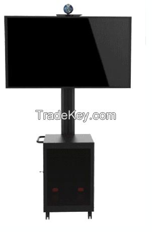 TV Floor stand - TV Stand with Lockable Cart TMC01